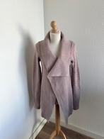 Just Dai maat L taupe beige midi lang vest 2615