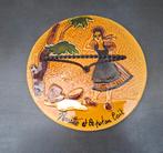 Jaren 70 majolica Franse kaasplateau, Ophalen of Verzenden