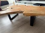 Unieke Boomstam Salontafel, Huis en Inrichting, Tafels | Salontafels, Ophalen, Gebruikt, 100 tot 150 cm, Eikenhout