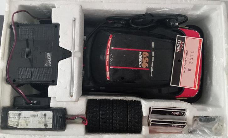 Vintage RC Nikko Porsche 959 Tec, Witgoed en Apparatuur, Gourmetstellen, Gebruikt, 4 t/m 7 personen, Ophalen