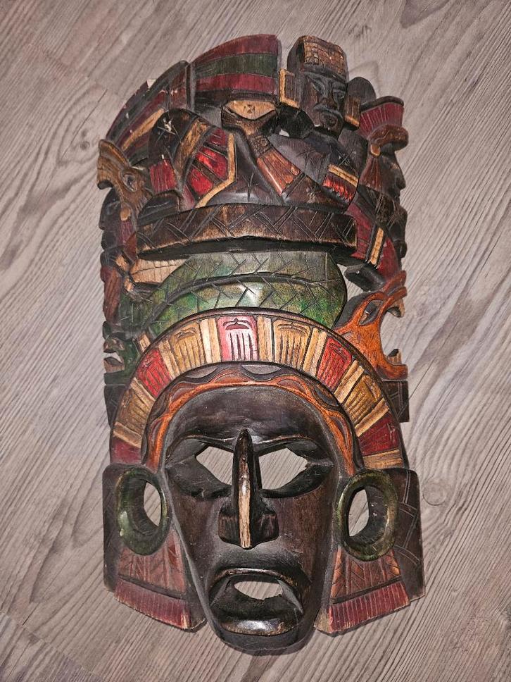 Masker mayacultuur, Antiek en Kunst, Curiosa en Brocante, Ophalen