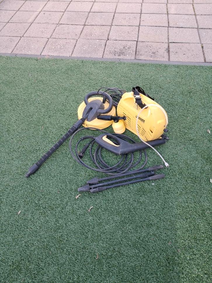 Karcher K2.01 Hogedrukreiniger met accessoires, Tuin en Terras, Hogedrukreinigers, Ophalen of Verzenden