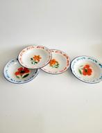 Emaillekeizer bordjes set van 4, Ophalen of Verzenden