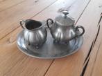 Melk en suiker pot, Antiek en Kunst, Antiek | Tin, Ophalen of Verzenden