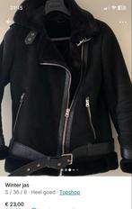 Zwarte Topshop Winterjas Maat S, Ophalen of Verzenden, Zo goed als nieuw, Maat 36 (S), Zwart
