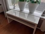 Ikea wit lak sidetable, Huis en Inrichting, Tafels | Sidetables, Ophalen, 100 tot 150 cm, Zo goed als nieuw, 25 tot 50 cm