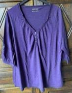 Donkerblauwe, blauwe damestop, top; 48; Woman by Tchibo, Kleding | Dames, Ophalen of Verzenden, Zo goed als nieuw, Blauw, Shirt of Top