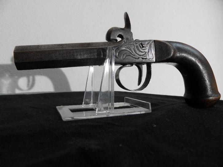 antiek percussie pistool, Antiek en Kunst, Antiek | Servies los, Ophalen of Verzenden