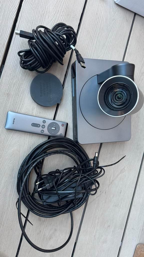 Yealink UVC86 Videoconferentie Camera, Computers en Software, Webcams, Zo goed als nieuw, Bedraad, Facetracking, Zoomfunctie, Microfoon
