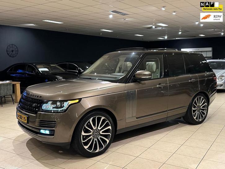 Land Rover Range Rover 4.4 SDV8 Autobiography|NL-AUTO|VIP|BO, Auto's, Land Rover, Bedrijf, Te koop, 360° camera, 4x4, ABS, Airbags