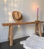 Oud bankje / (bijzet)tafeltje / hal / kinderkamer, Huis en Inrichting, Tafels | Sidetables, Ophalen, 50 tot 100 cm, Zo goed als nieuw