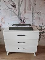 TWF witte commode met 3 lades, Ophalen, 50 tot 70 cm, Zo goed als nieuw, 75 tot 100 cm