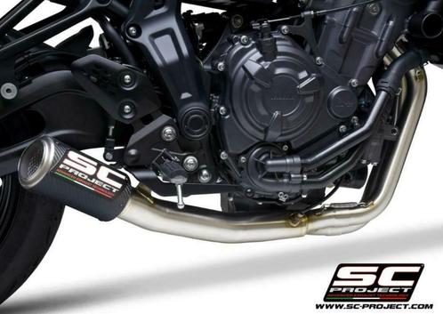 SC-Project CR-T Yamaha MT-07 sportuitlaat mt07, Motoren, Onderdelen | Yamaha, Nieuw, Ophalen of Verzenden