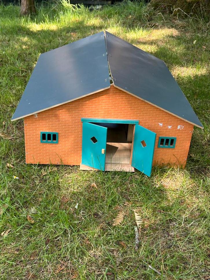 Sleigh Paardenstal / Manege groot, Kinderen en Baby's, Speelgoed | Houten speelgoed, Gebruikt, Ophalen of Verzenden