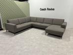 GRATIS LEVERING Z.G.A.N Montel u-bank 340x265 Gereinigd, Ophalen of Verzenden, Zo goed als nieuw, Vierpersoons of meer, Stof