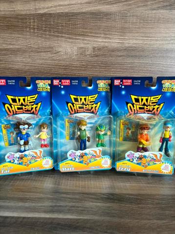 Digimon Bandai, figuren Tai, Kairi, Matt, TK, Sora en Izzy beschikbaar voor biedingen