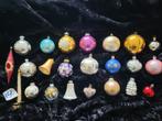 23x oude retro kerstballen (14), Ophalen of Verzenden
