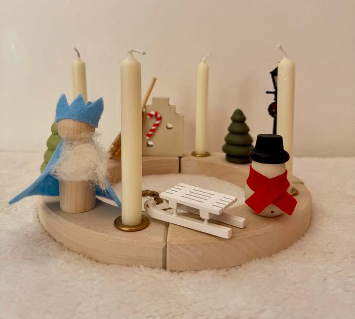 Jaarring stekers Winter / seizoentafel, Diversen, Kerst, Zo goed als nieuw, Ophalen of Verzenden