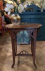 Art Nouveau bijzettafel, vintage sidetable, wijntafel VdlM, Antiek en Kunst, Antiek | Meubels | Tafels, Ophalen