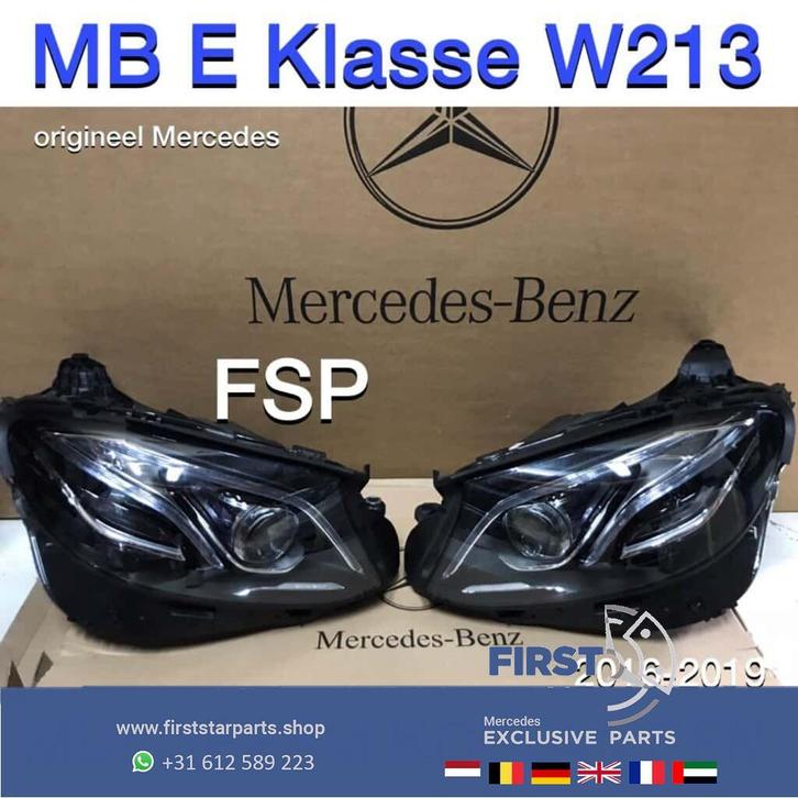 W213 Multibeam koplamp set 2016-2019 Mercedes E Klasse, Auto-onderdelen, Verlichting, Mercedes-Benz, Gebruikt, Ophalen of Verzenden