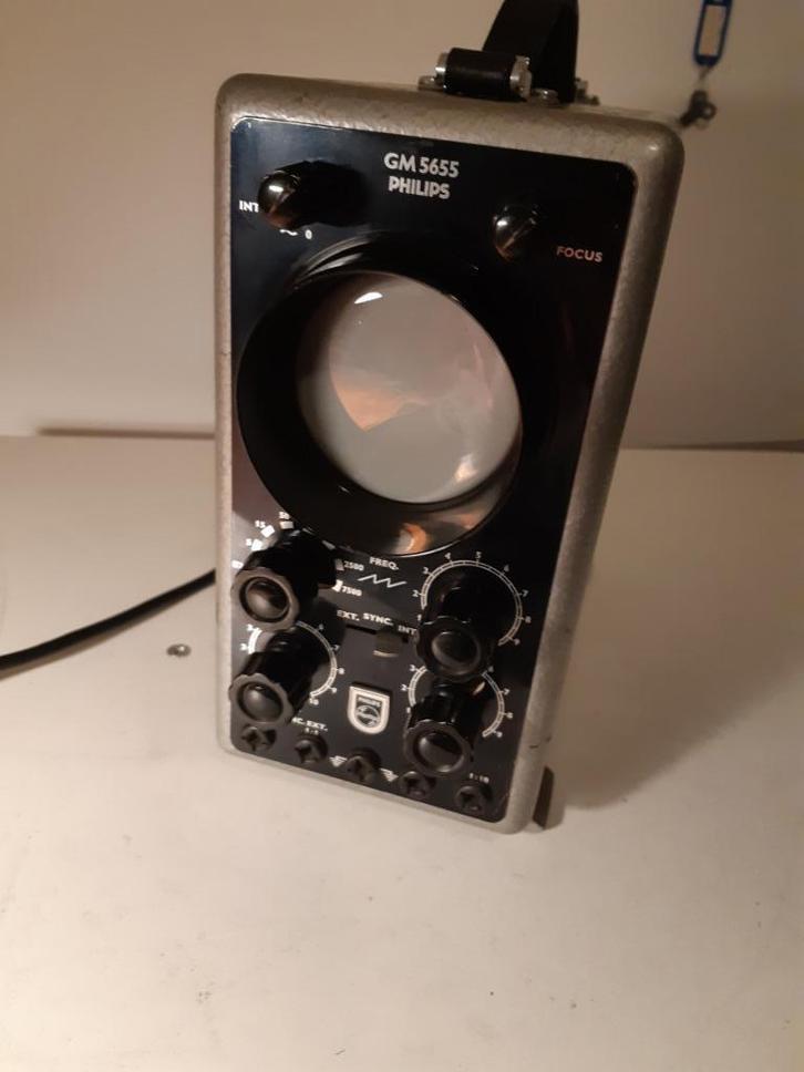 Oscilloscope Philips GM 5655/04. Erg gaaf exemplaar!, Doe-het-zelf en Verbouw, Meetapparatuur, Gebruikt, Elektriciteit, Ophalen of Verzenden