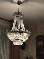 Vintage Kristallen Kroonluchter Empire Stijl Jaren 60/70, Ophalen of Verzenden, Gebruikt, Glas