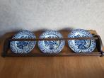3 borden in rekje, Antiek en Kunst, Curiosa en Brocante, Ophalen