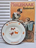 Jaren 50 Emaille kinderbordje van Molenaar, Ophalen of Verzenden