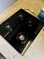 Gaskookplaat - 4 pits, Witgoed en Apparatuur, Kookplaten, Ophalen, Gebruikt, 4 kookzones, Inbouw