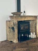 Dovre kachel prelude  / oude stenen franse schouw ca 1800, Huis en Inrichting, Kachels, Ophalen, Gebruikt, Hout, Houtkachel