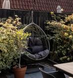 Hangstoel ei antrecietgrijs inclusief kussen, Ophalen, Gebruikt