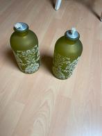 3 mooie olielampen lonten zijn 1 keer aan geweest, Ophalen of Verzenden, Zo goed als nieuw, Glas, Minder dan 50 cm