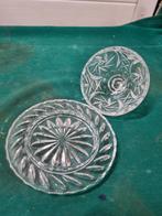 botervloot kristal glas vintage, Antiek en Kunst, Ophalen of Verzenden