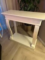 Witte sidetable / wandtafel, Huis en Inrichting, Tafels | Sidetables, Kunststof, Gebruikt, 100 tot 150 cm, Ophalen of Verzenden