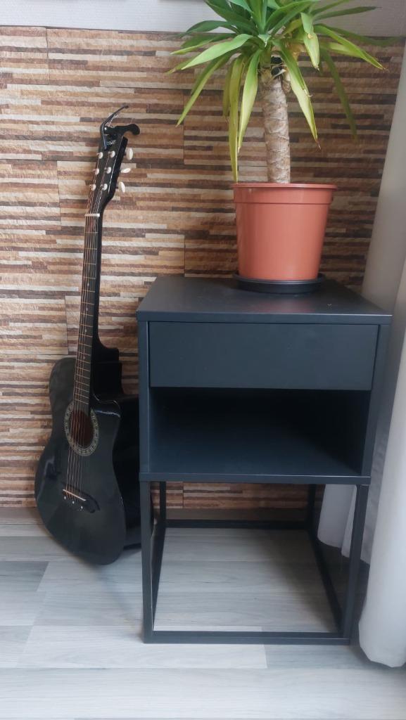 Ikea LP-tafel, Huis en Inrichting, Tafels | Bijzettafels, Gebruikt, Vierkant, 60 cm of meer, Minder dan 55 cm, Metaal of Aluminium
