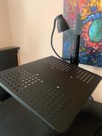 Laptop houder met klemlamp, Ophalen, Zo goed als nieuw, In diepte verstelbaar