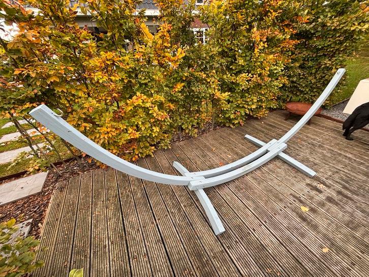 Hangmat Standaard - Stevig en klaar voor gebruik!, Tuin en Terras, Hangmatten, Gebruikt, Eenpersoons, Met standaard, Buiten, Ophalen