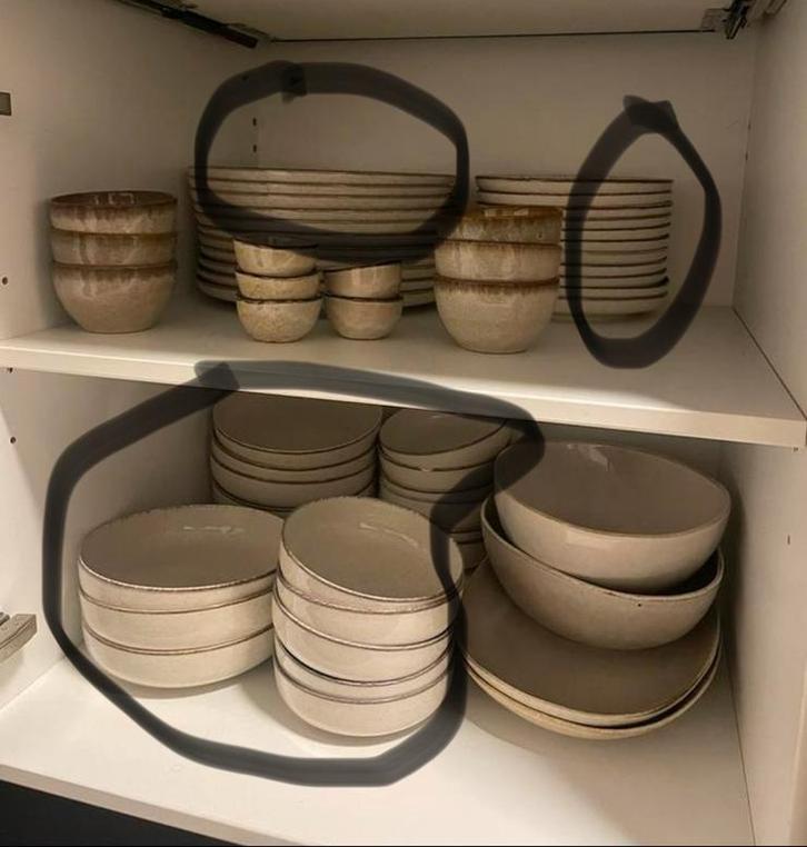 Servies 12 personen - ZARA HOME, Huis en Inrichting, Keuken | Servies, Zo goed als nieuw, Overige stijlen, Porselein, Ophalen