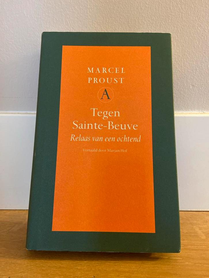 Tegen Sainte-Beuve - Marcel Proust, Boeken, Literatuur, Zo goed als nieuw, Nederland, Ophalen of Verzenden
