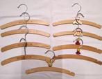 Vintage baby kleerhangers hout 9 stuks, Ophalen of Verzenden, Zo goed als nieuw