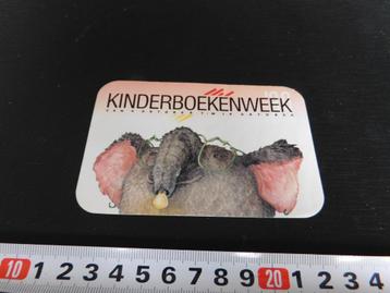 sticker kinderboekenweek 1980 strip olifant bril beschikbaar voor biedingen