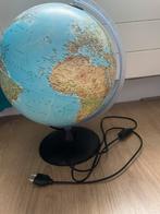 Wereldbol met licht erin, Huis en Inrichting, Woonaccessoires | Wereldbollen, Ophalen, Zo goed als nieuw