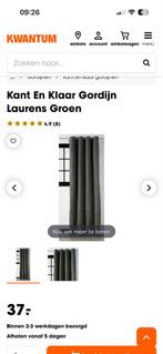 Nieuwe verduisterende gordijnen grijsgroen, Huis en Inrichting, Ophalen of Verzenden, Nieuw, Grijs, 200 cm of meer