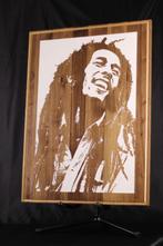Bob Marley | Schilderij | Gefreesd in Walnoot, Verzenden