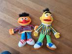 Bert en Ernie knuffels handpoppen Sesamstraat 35-45cm 2016, Gebruikt, Overige typen, Ophalen of Verzenden, Nederland
