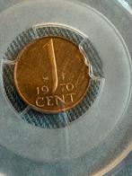 Proof cent 1970 PR65RD PCGS, Postzegels en Munten, Munten | Nederland, Ophalen of Verzenden, Koningin Juliana, 1 cent, Losse munt