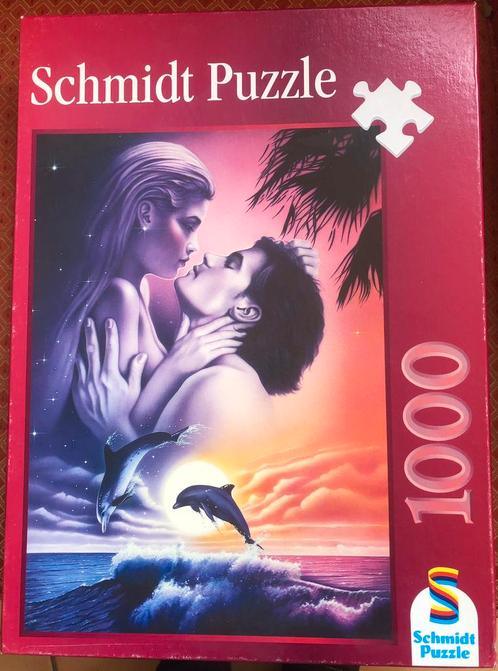 Puzzzel 1000st.; Droomparadijs; Schmidt puzzel, Hobby en Vrije tijd, Denksport en Puzzels, Zo goed als nieuw, Legpuzzel, 500 t/m 1500 stukjes