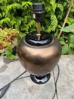 Aardewerk Bronskleurige Lampenvoet Vintage Stijl, Ophalen of Verzenden