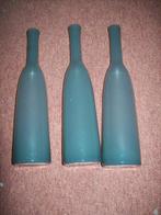 3  Sier Flessen  grijs, Overige kleuren, Ophalen of Verzenden, Minder dan 50 cm, Glas