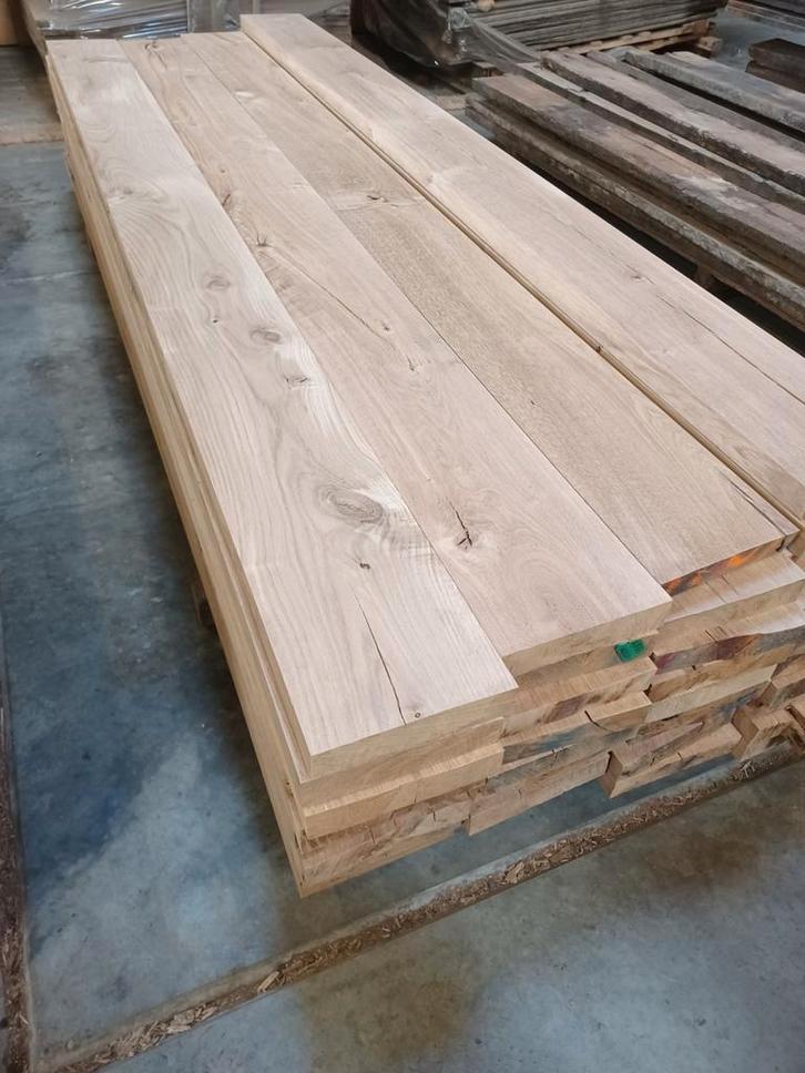 Nieuwe  eiken  planken  Geschaafd  en  gedroogd, Doe-het-zelf en Verbouw, Hout en Planken, Nieuw, Plank, Eiken, Minder dan 25 mm